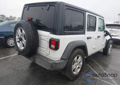 2019 Jeep Wrangler Unlimited Sport S 4X4 from USA, damaged, VIN 1C4HJXDN7KW629298